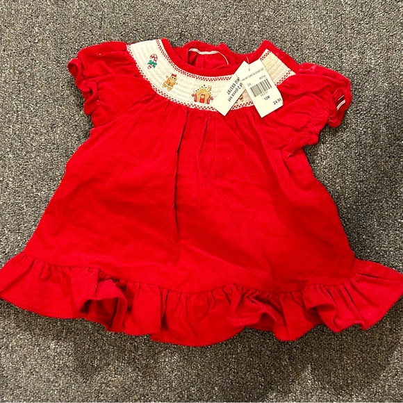 Other - Red Ruffled Baby Christmas Dress